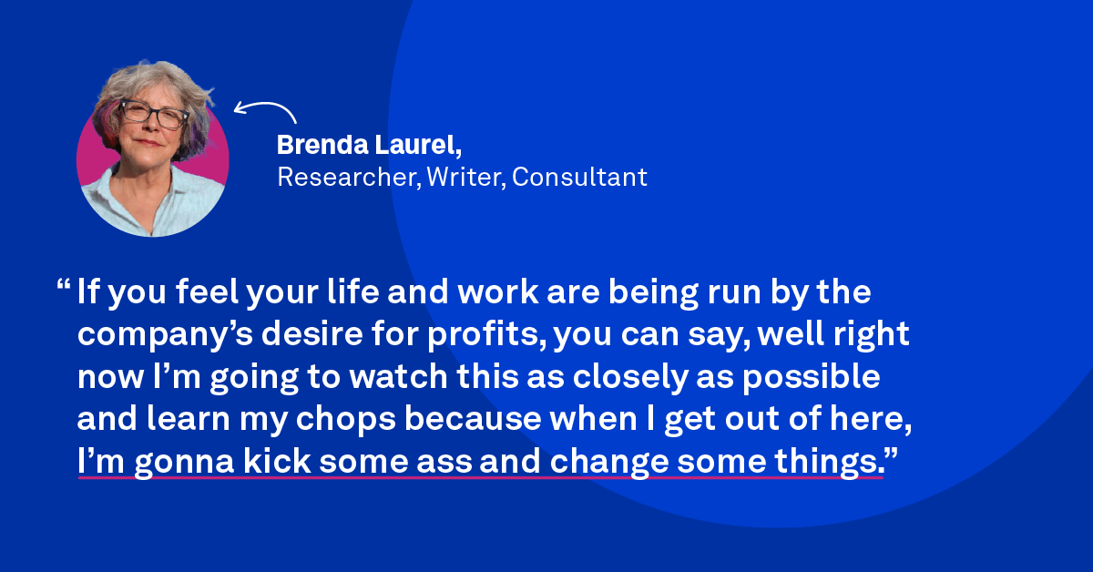 Celebrating women in UX: 10 design leaders who inspire us 2 Brenda Laurel Quote