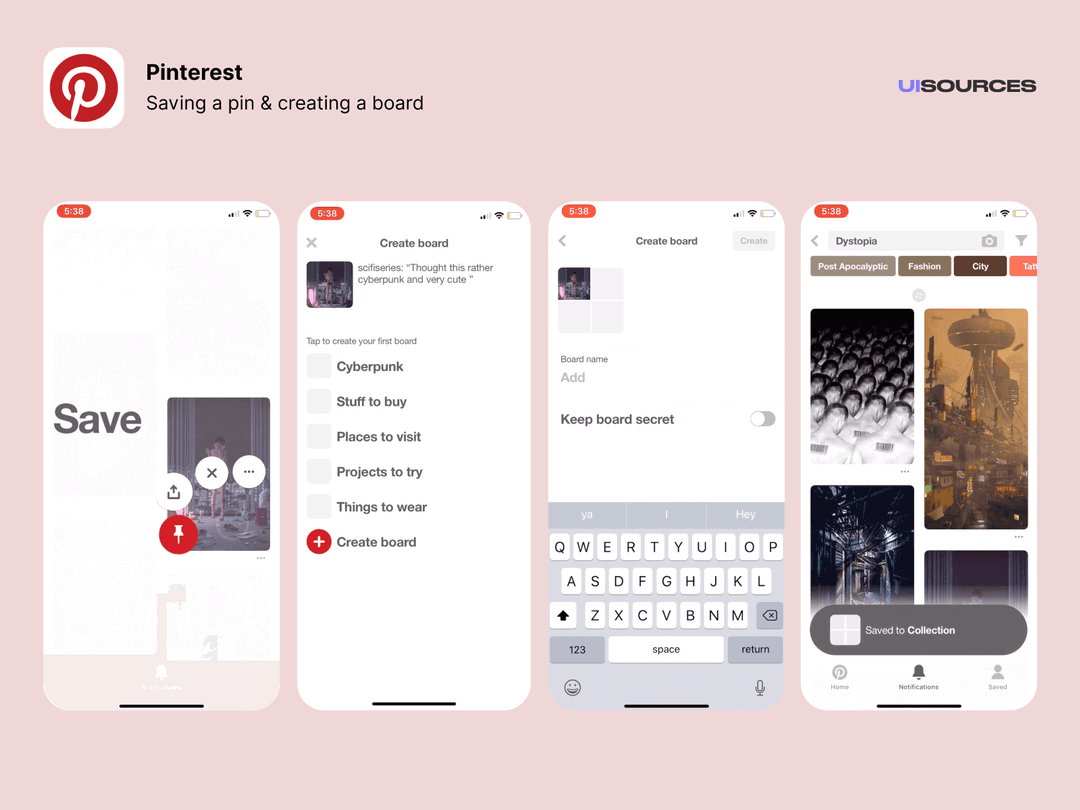 User interface guidelines: 10 essential rules to follow 8 Pinterest’s press and hold shortcuts