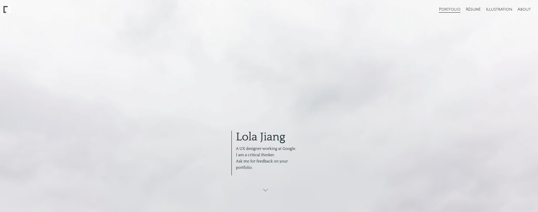 The 9 best UX portfolio examples from around the world (and what we can learn from them) 18 Lola Jiang UX portfolio
