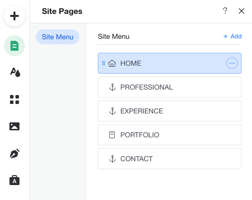How to create a UX portfolio from scratch: Your step-by-step guide 7 Wix Page settings