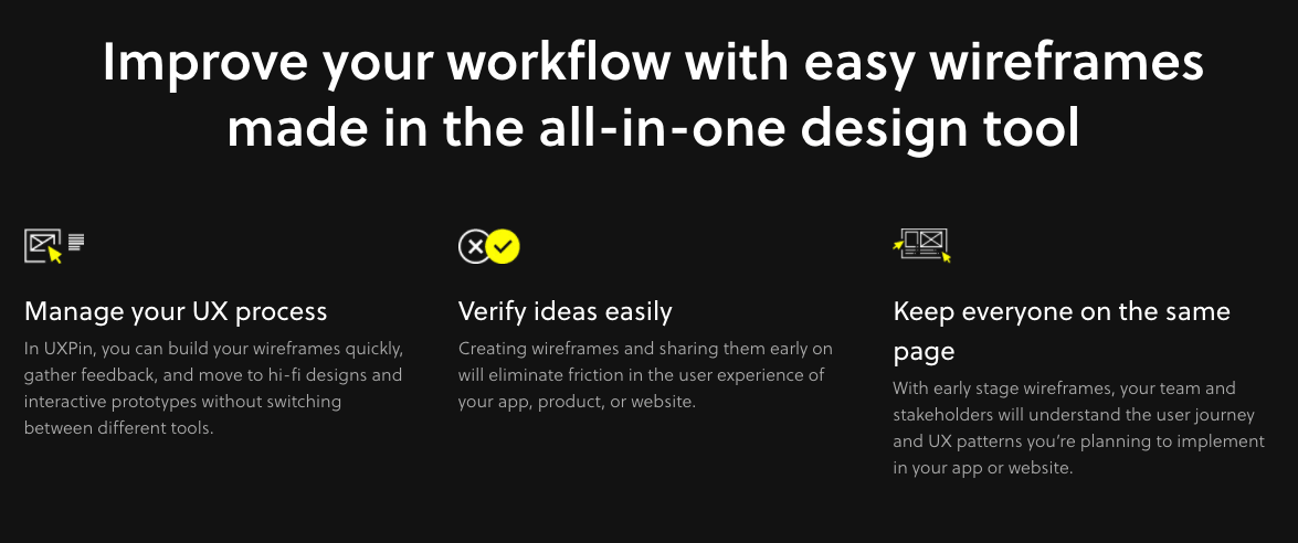 The top 10 wireframe tools for UX designers in 2023 (and their pros and cons) 8 UXPin includes it's wireframe tool in an all-in-one solution