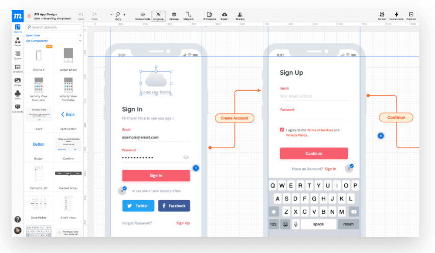 The top 10 wireframe tools for UX designers in 2023 (and their pros and cons) 10 Moqups' UX wireframing tool in action