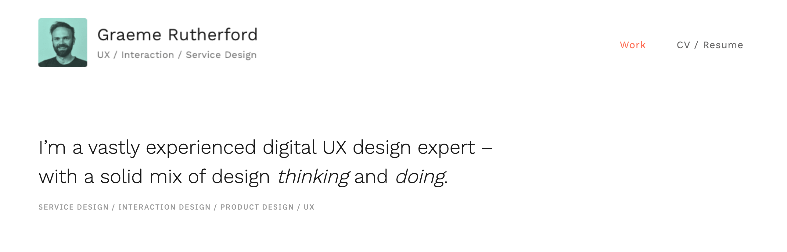 Portfolio and case study inspiration from Miro's Srecko Dimitrijevic 2 Graeme Rutherford