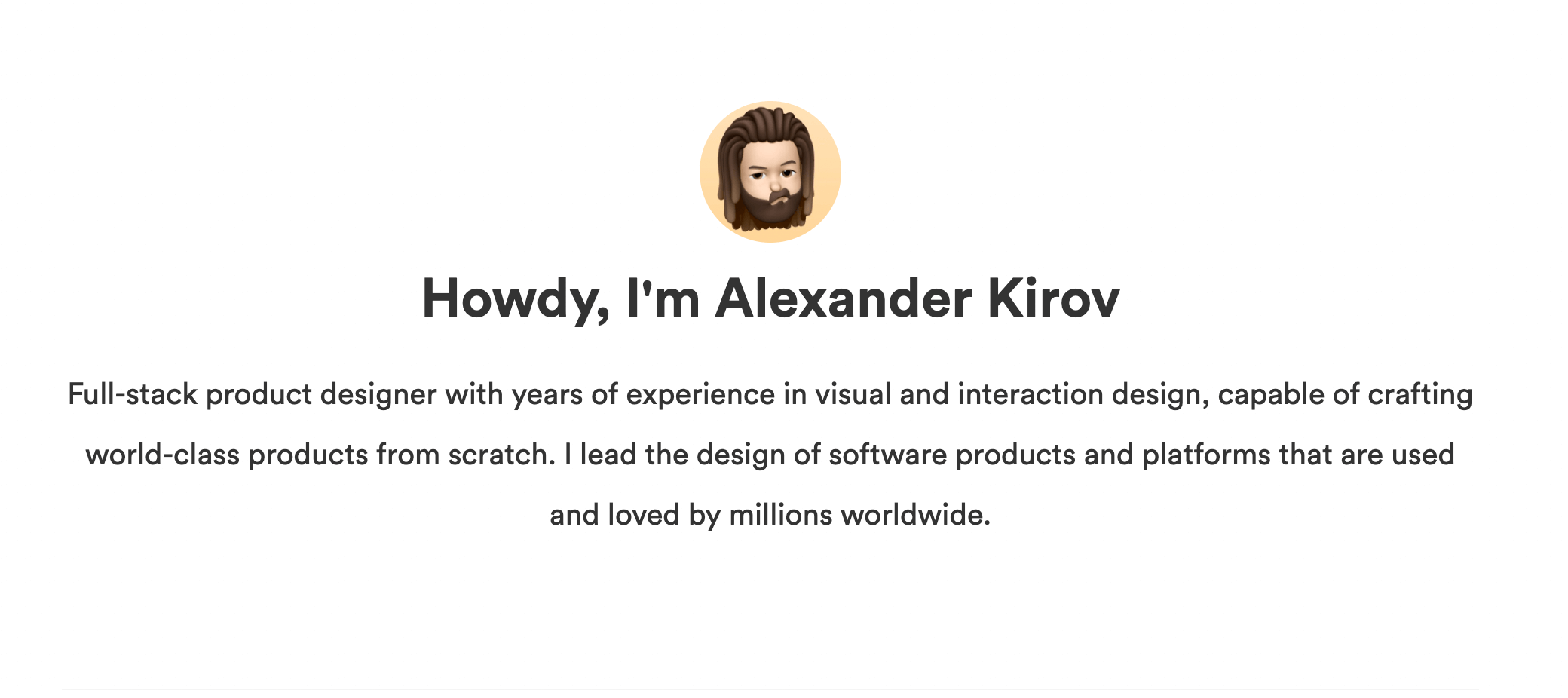 Portfolio and case study inspiration from Miro's Srecko Dimitrijevic 5 Alexander Kirov