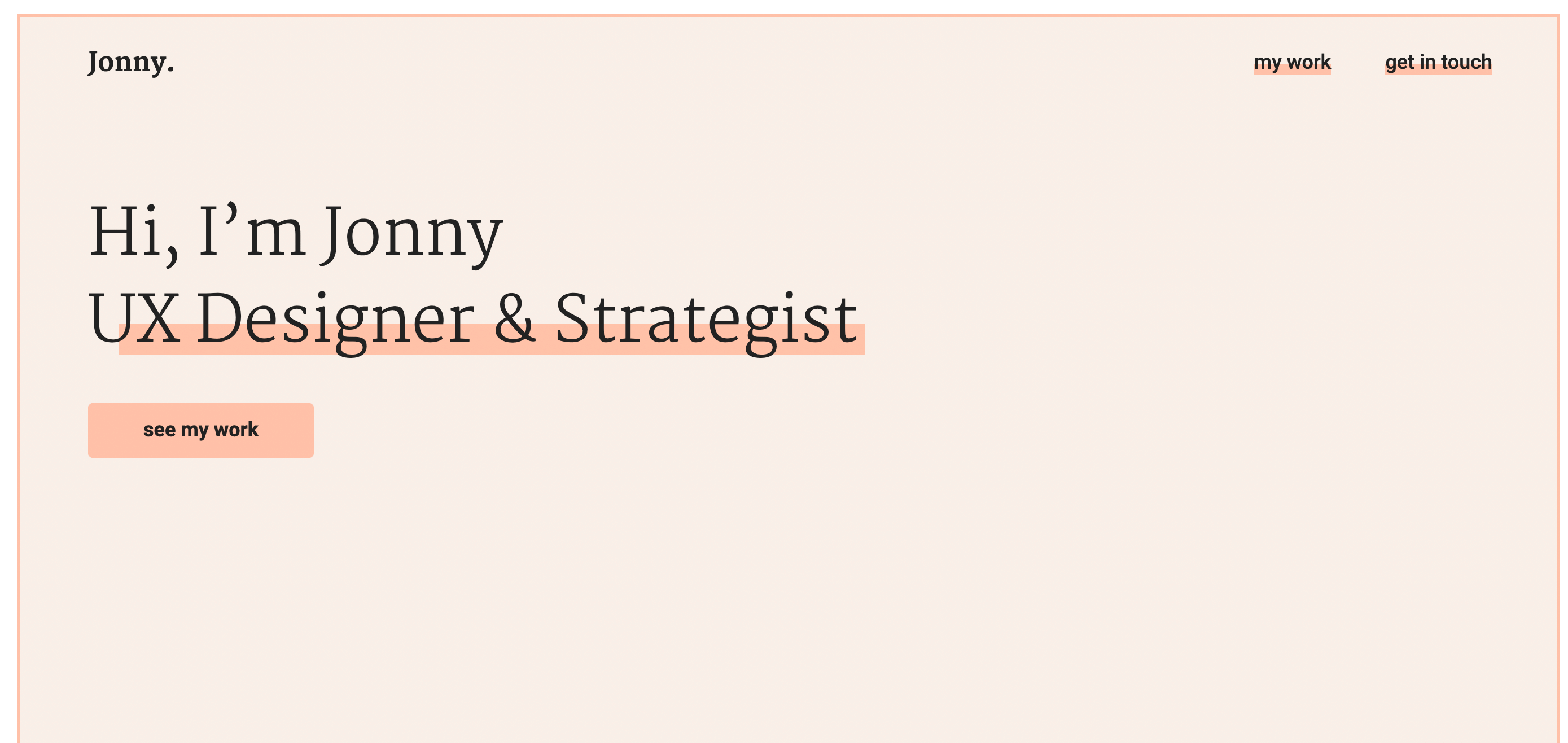 Can you get a UX design job with one portfolio project? 5 Jonny Fraser