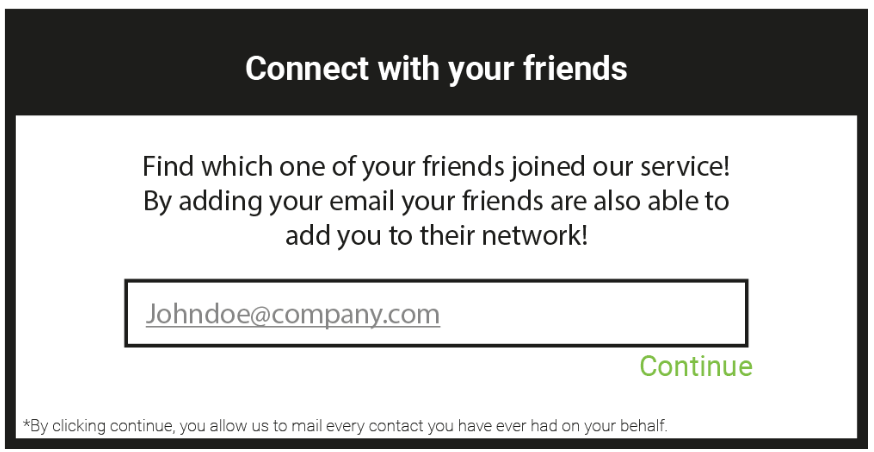 What are dark patterns in UX? 9 friend spam