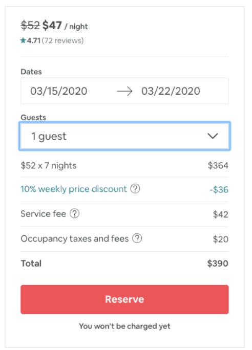 7 Examples of good digital UX design 5 airbnbs booking system