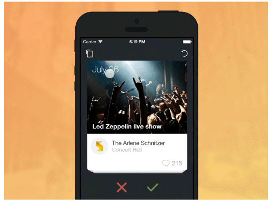 The Impact of Microinteractions on UI Design 3 swipe effects