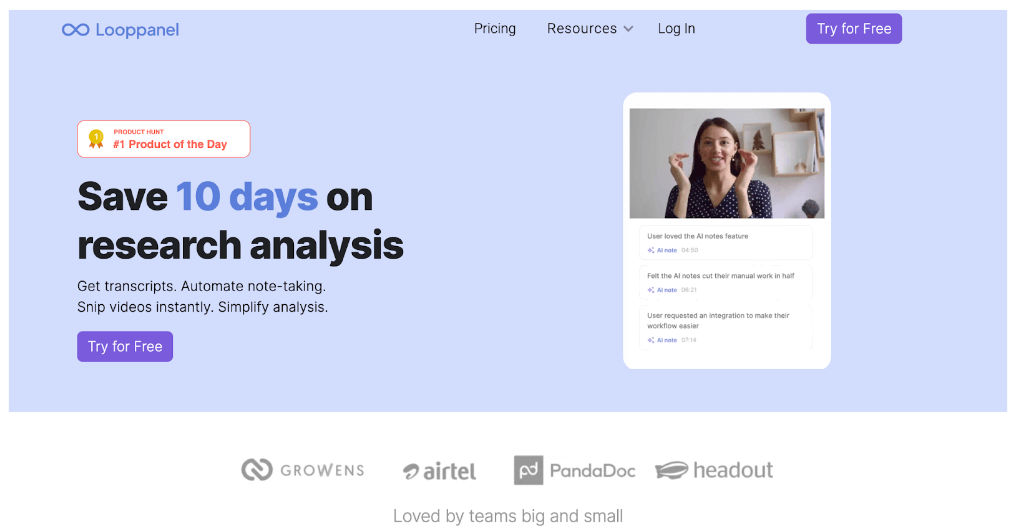 The 10 best UX research tools to use in 2023 3 looppanel