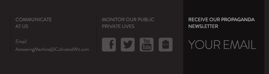 10 content design examples to take inspiration from 14 Screenshot of the Comedy Wit website's footer