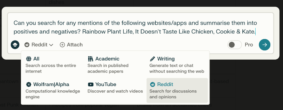 What is Perplexity AI and how can you use it in the design process? 18 showing how to gather and analyse user reviews from Reddit