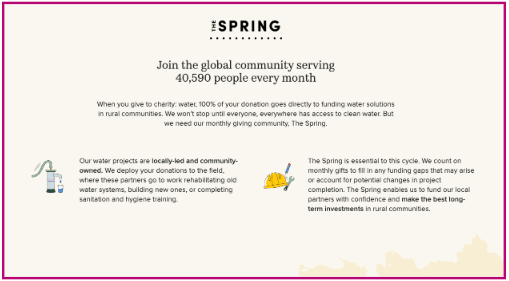 7 fundamental user experience (UX) design principles all designers should know (2024) 5 The spring homepage