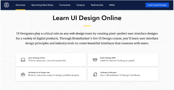 The 9 best UI design courses to consider in 2024 4 ui course brainstat
