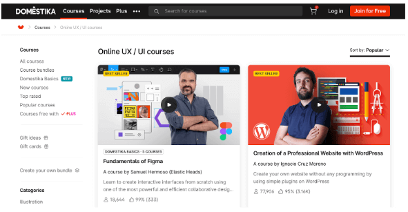 The 9 best UI design courses to consider in 2024 8 domestika